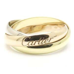 CARTIER Authentic 18k Gold Trinity Ring #48